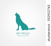 Wolf Silhouette. Vector...
