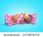 baby anatomical nipple dummy 3d ... | Shutterstock . vector #1173876715