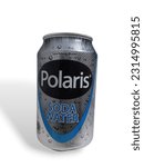 Small photo of Lampung, Indonesia - June, 2023: unflavored plain soda drinks from Polaris products.