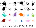 Paint Stains Vector Set...