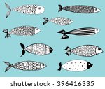 Stylized Fishes. Aquarium Fish. ...