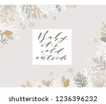 elegant stylish christmas... | Shutterstock .eps vector #1236396232