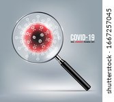 coronavirus disease covid 19... | Shutterstock .eps vector #1667257045