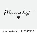 decorative minimalist slogan... | Shutterstock .eps vector #1918547198