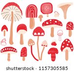 Cute Doodle Mushroom...