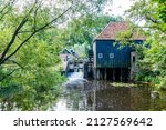 Noord-Molen Twickel, a historical watermill in Twente, Overijssel, The Netherlands