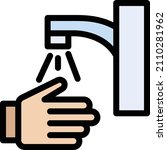 hand wash vector illustration... | Shutterstock .eps vector #2110281962