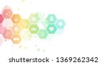 abstract medical background... | Shutterstock .eps vector #1369262342