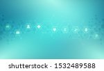 abstract background of medicine ... | Shutterstock .eps vector #1532489588