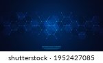 abstract geometric background... | Shutterstock .eps vector #1952427085