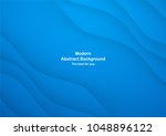 abstract blue background with... | Shutterstock .eps vector #1048896122