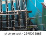Small photo of SOLUTION OF DOMESTIC, industrial SEWAGE TREATMENT PROCESS. water swage system with heavy water flow in a cold storage factory of potato refrigeration clod storage