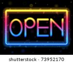 Neon Light Open Sign Free Stock Photo - Public Domain Pictures