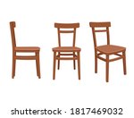 Set Of Wooden Chairs For...