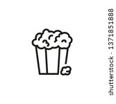 Popcorn Line Icon. Pop Corn ...