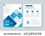 annual report  broshure  flyer  ... | Shutterstock .eps vector #1012894258