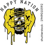 happy nation slogan print... | Shutterstock .eps vector #1949010592