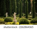 Verona, Palazzo Giusti gardens. Veneto, Italy