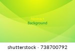 green color and yellow color... | Shutterstock .eps vector #738700792