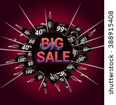 big sale discount vector design ... | Shutterstock .eps vector #388915408