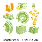 set various kind of money... | Shutterstock .eps vector #1721615902