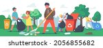children characters cleaning... | Shutterstock .eps vector #2056855682