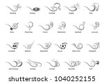 set sports icons football ... | Shutterstock .eps vector #1040252155