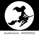 black vector illustration of a... | Shutterstock .eps vector #540550942
