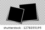set of two blank photo frames... | Shutterstock .eps vector #1278355195