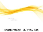 abstract orange waves   data... | Shutterstock .eps vector #376957435