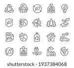 ecology icons set. collection... | Shutterstock .eps vector #1937384068