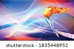 vector illustration flame in... | Shutterstock .eps vector #1835448952