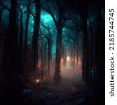 Realistic Haunted Forest Creepy ...