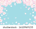 Pink Cherry Blossom Vector...