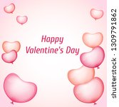 greeting card for valentines... | Shutterstock .eps vector #1309791862