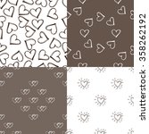 four seamless pattern... | Shutterstock .eps vector #358262192