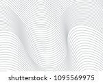 wavy vector background | Shutterstock .eps vector #1095569975