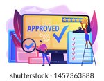 approval mark. product... | Shutterstock .eps vector #1457363888
