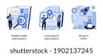seo strategy abstract concept... | Shutterstock .eps vector #1902137245