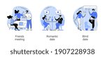 hangouts abstract concept... | Shutterstock .eps vector #1907228938
