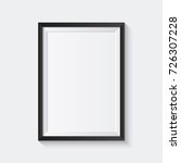 realistic picture frame... | Shutterstock .eps vector #726307228
