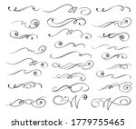 calligraphic elegant design... | Shutterstock .eps vector #1779755465