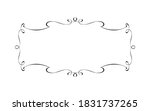 vector decorative horizontal ... | Shutterstock .eps vector #1831737265