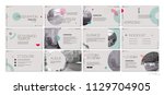 presentation template.... | Shutterstock .eps vector #1129704905