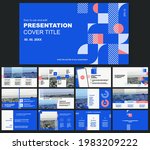 vector presentation templates.... | Shutterstock .eps vector #1983209222