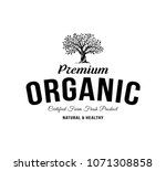 organic natural and healthy... | Shutterstock .eps vector #1071308858