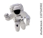 Astronaut in spacesuit close up ...