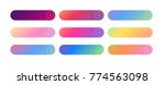 call to action buttons set flat ... | Shutterstock .eps vector #774563098