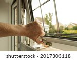 Homeowner Seen About To Lock A...