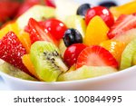 Salad With Fresh Fruits And...